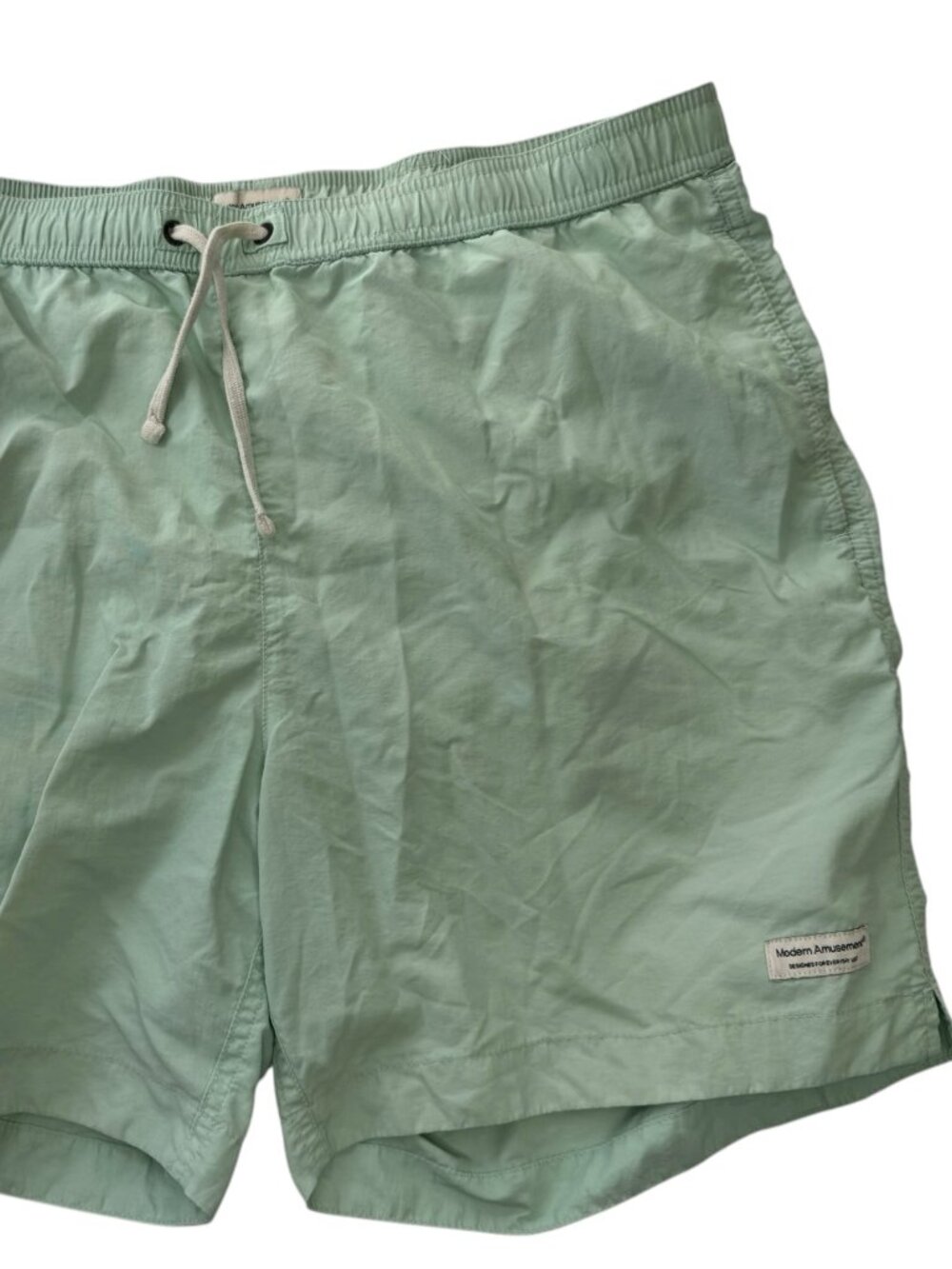 MODERN AMUSEMENT Swim Trunks Board Shorts Mesh Lined with Elastic Waist XL